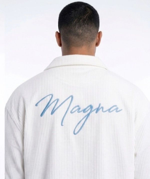 Essential Oversized Knit Polo – White